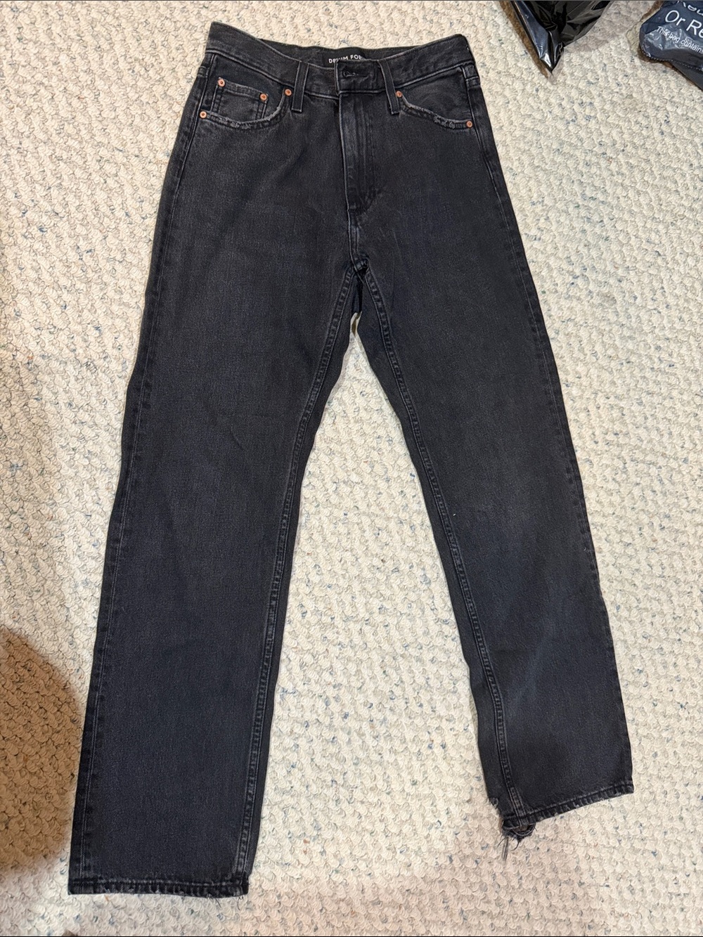 Denim Forum low rise jeans